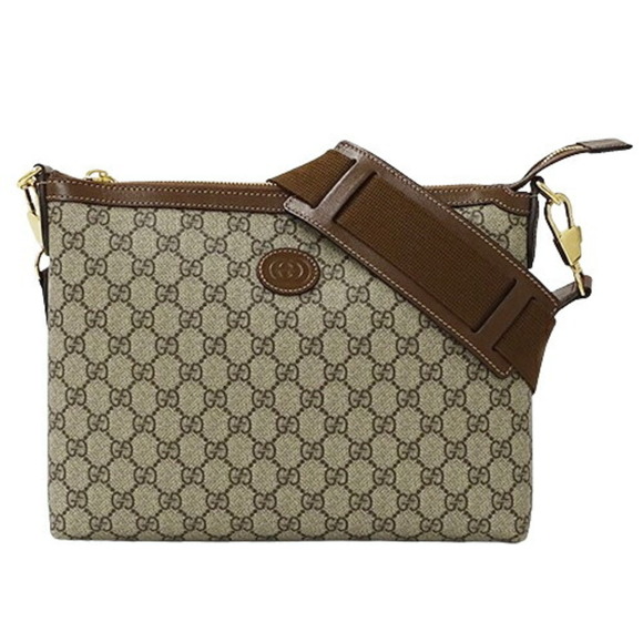 GUCCI GG Supreme Interlocking G Beige Brown Shoulder Bag 726833 - Picture 1 of 10